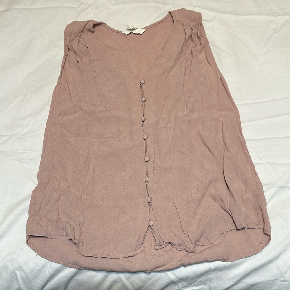 mauve h&m tank